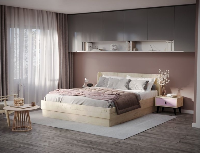 Кровать Practica сподъемным механизмом