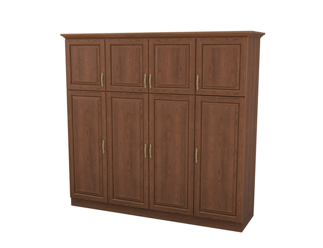 Купить распашной шкаф 4-х створчатый с ящиками Эдем