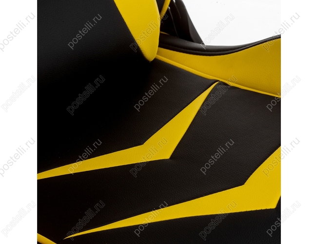 Игровое кресло Racer черное/желтое (Арт. 11379)