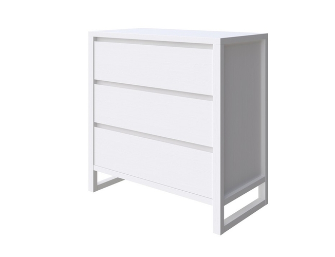 Комод Canada (3 ящика), Белая эмаль